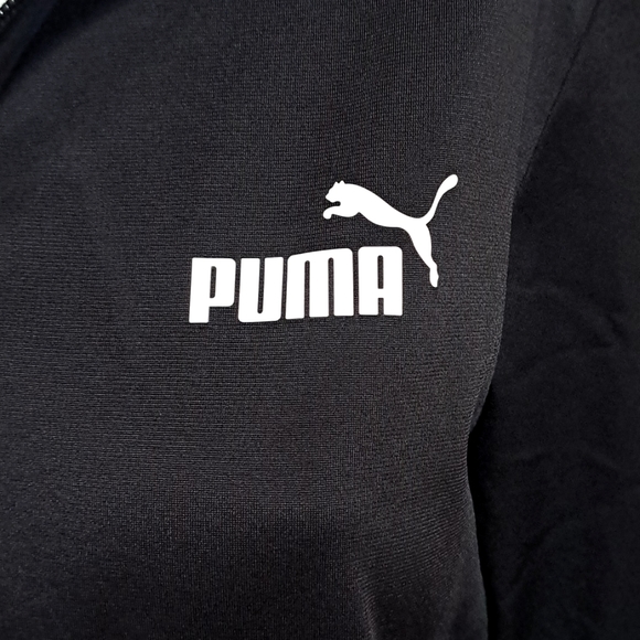 Puma Black/White Zip Up Jacket. Size Medium NWT - Picture 5 of 12